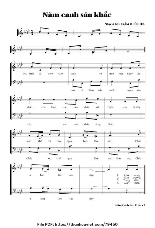 Năm canh sáu khắc - Trầm Thiên Thu - trang 1