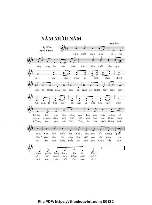 Năm mươi năm - Hải Ánh - trang 1