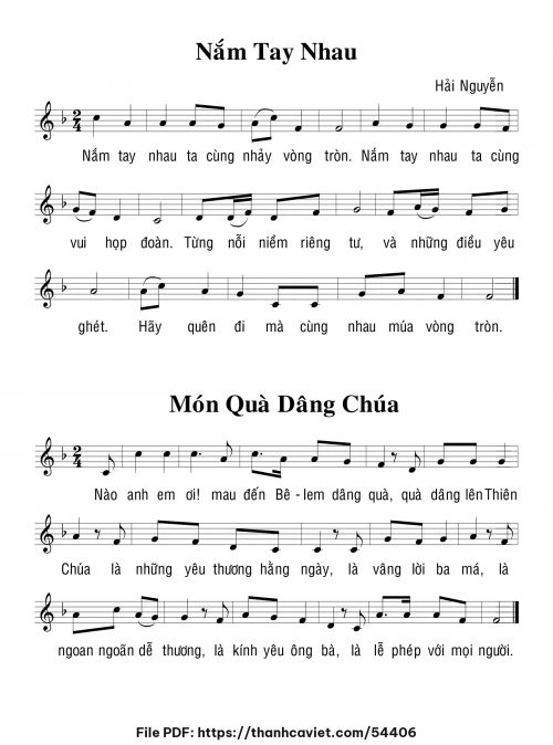 Nắm tay nhau - Hải Nguyễn - trang 1