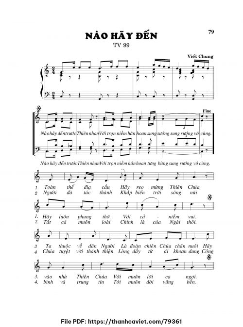 Nào hãy đến - Viết Chung - trang 1