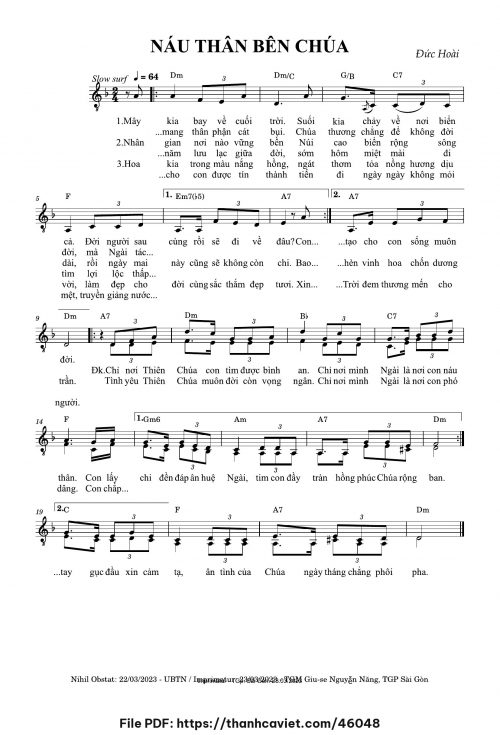 Náu thân bên Chúa - Đức Hoài - trang 1