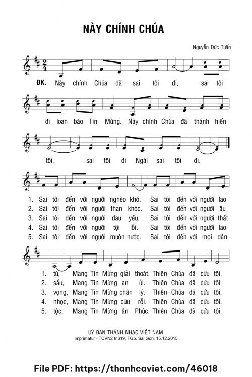 Này chính Chúa - Nguyễn Đức Tuấn - trang 1
