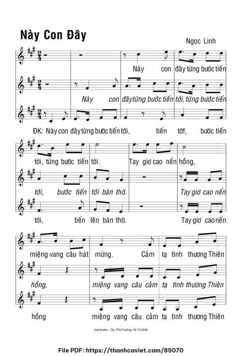 Này con đây - Ngọc Linh - trang 1