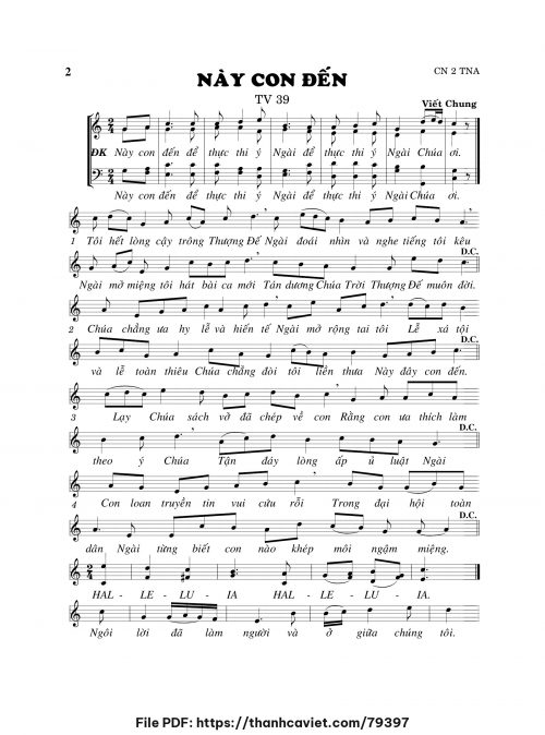 Này con đến - Viết Chung - trang 1
