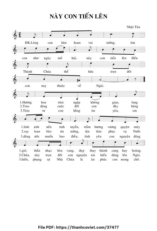 Này con tiến lên - Nhật Tân - trang 1