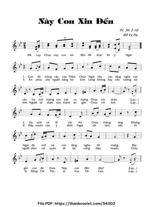 Này con xin đến - Đỗ Vy Hạ - trang 1