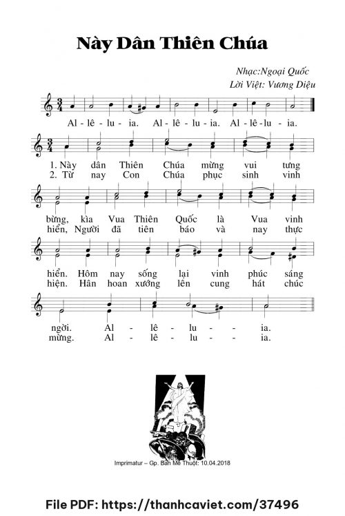 Này dân Thiên Chúa - Lm. Vương Diệu - trang 1