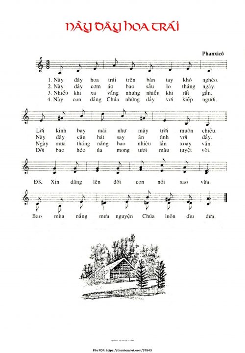 Này đây hoa trái - Phanxicô - trang 1