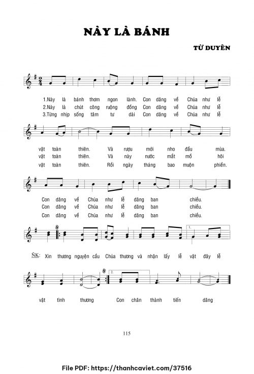 Này là bánh - Lm. Từ Duyên - trang 1