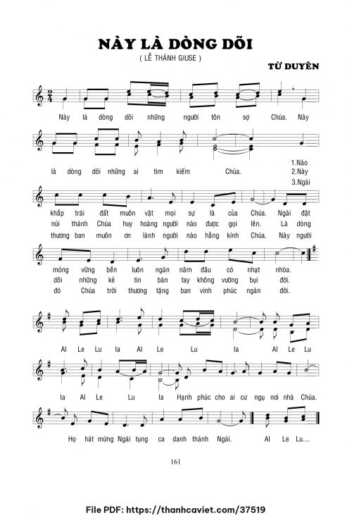 Này là dòng dõi - Lm. Từ Duyên - trang 1