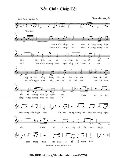 Nếu Chúa chấp tội - Phạm Đức Huyến - trang 1