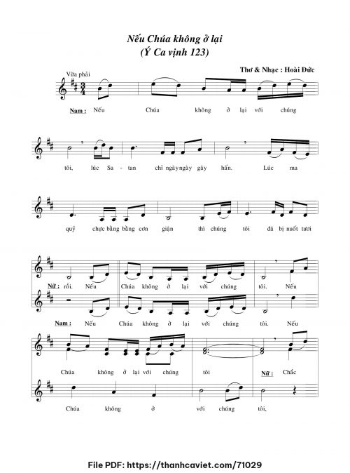 Nếu Chúa không ở lại - Lm. Hoài Đức - trang 1