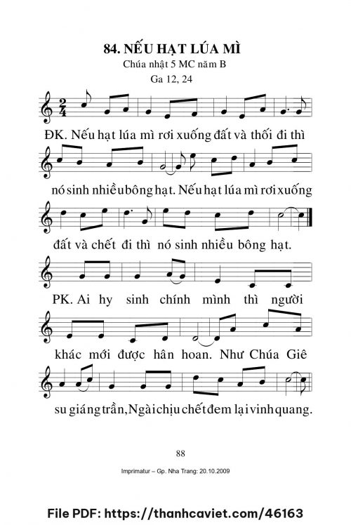Nếu hạt lúa mì [CN5 MCB] – - Lm. Mi Trầm - trang 1