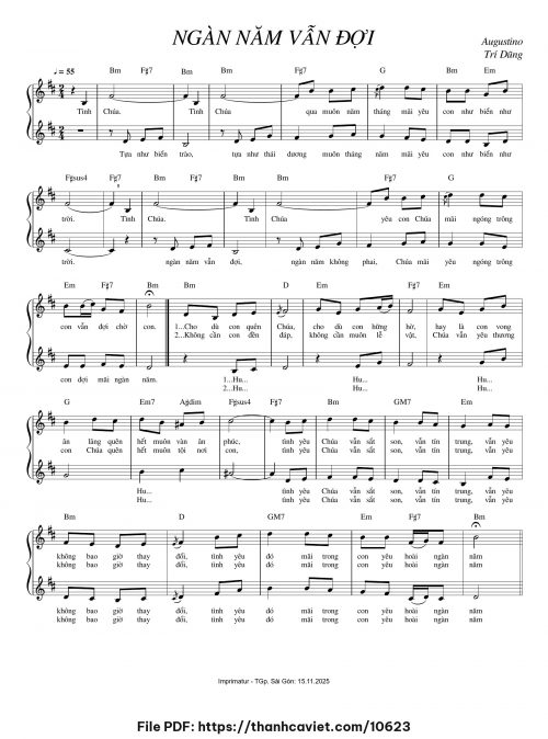 Ngàn năm vẫn đợi - Augustino Trí Dũng - trang 1
