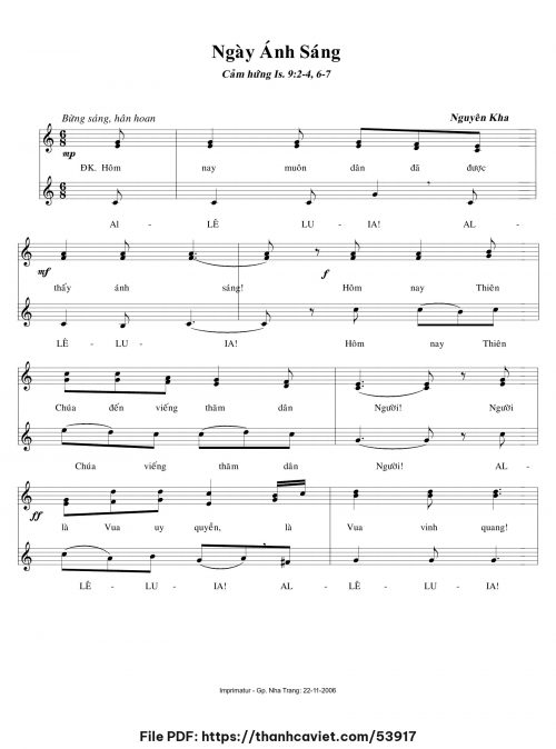 Ngày ánh sáng - Nguyên Kha - trang 1