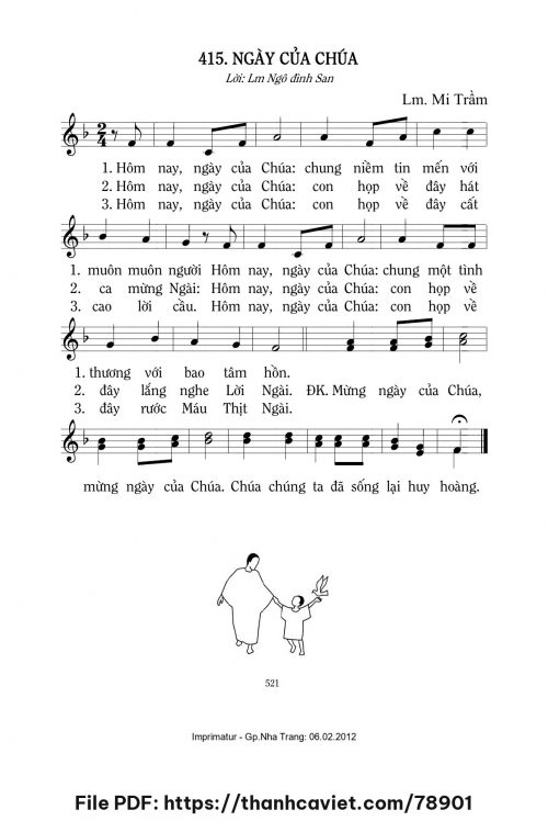 Ngày của Chúa - Lm. Mi Trầm - trang 1