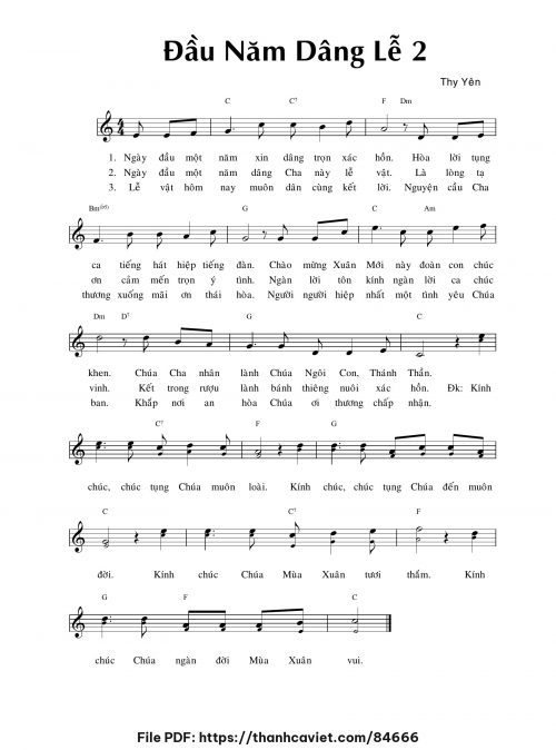 Ngày đầu một năm - Thy Yên - trang 1