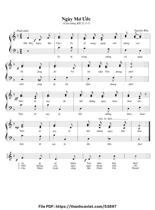 Ngày mơ ước - Nguyên Kha - trang 1