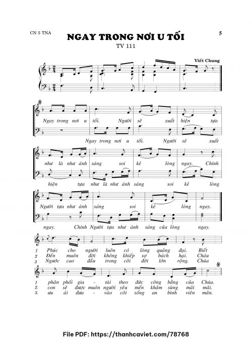 Ngay trong nơi u tối - Viết Chung - trang 1