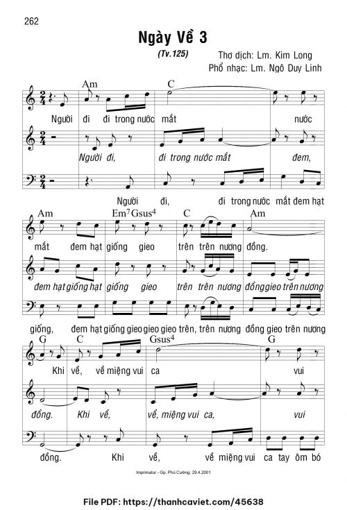 Ngày về 3 - Lm. Kim Long - trang 1