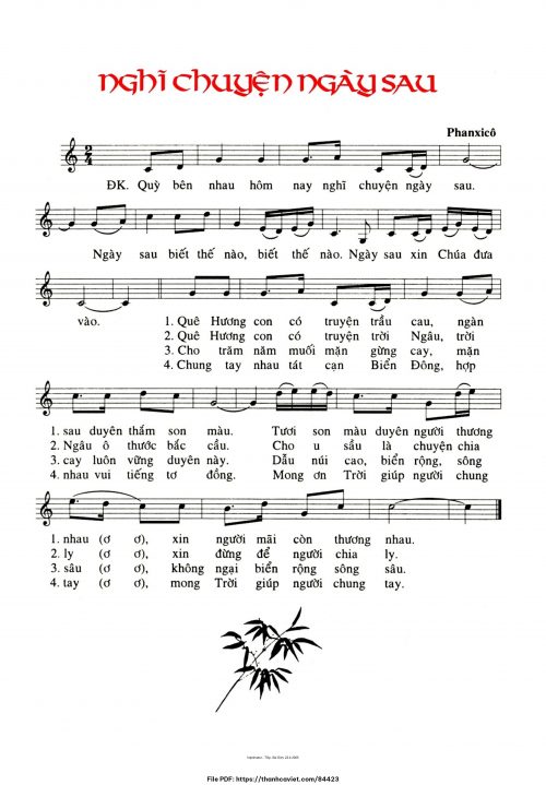 Nghĩ chuyện ngày sau - Phanxicô - trang 1