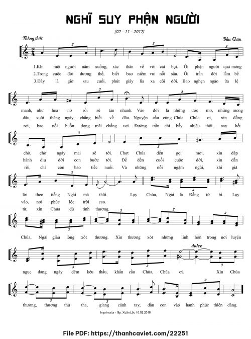 Nghĩ suy phận người - Dấu Chân - trang 1