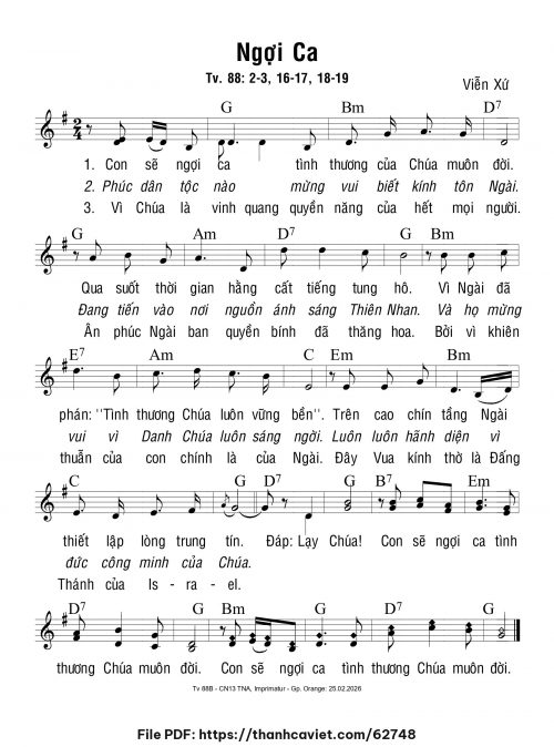 Ngợi ca - Viễn Xứ - trang 1