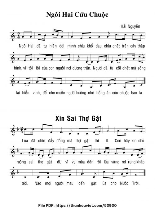 Ngôi Hai cứu chuộc - Hải Nguyễn - trang 1