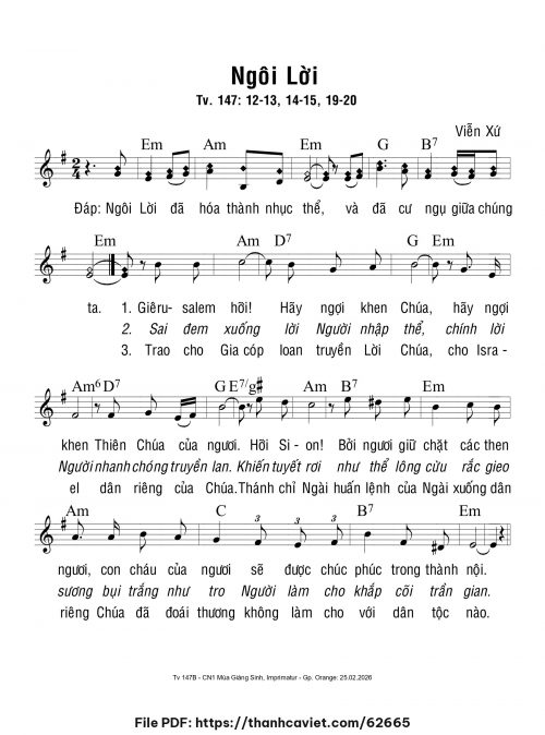 Ngôi Lời - Viễn Xứ - trang 1