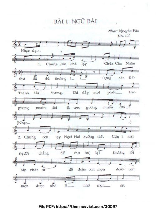 Ngũ Bái - Nguyễn Văn - trang 1