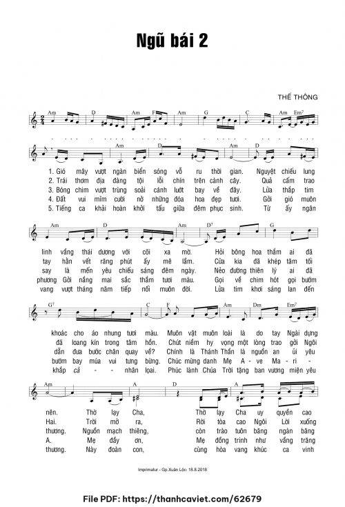Ngũ bái 2 - Thế Thông - trang 1