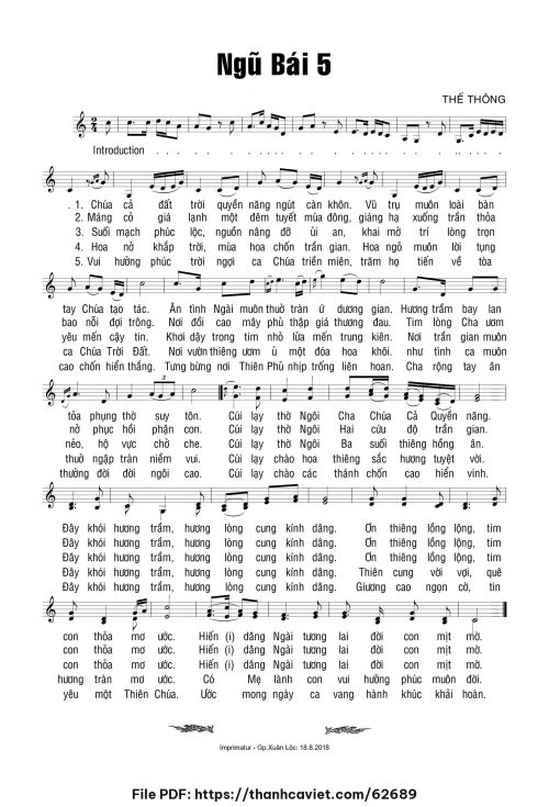 Ngũ bái 5 - Thế Thông - trang 1