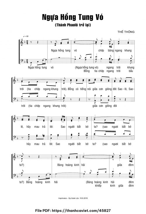 Ngựa hồng tung vó - Thế Thông - trang 1