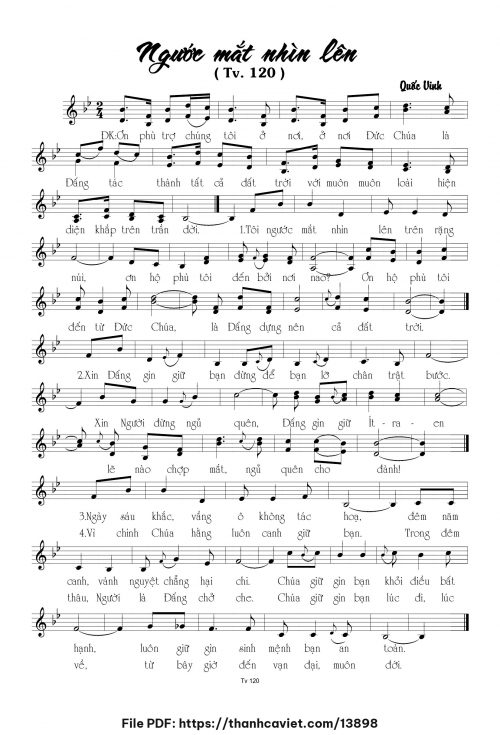 Ngước mắt nhìn lên - Quốc Vinh - trang 1