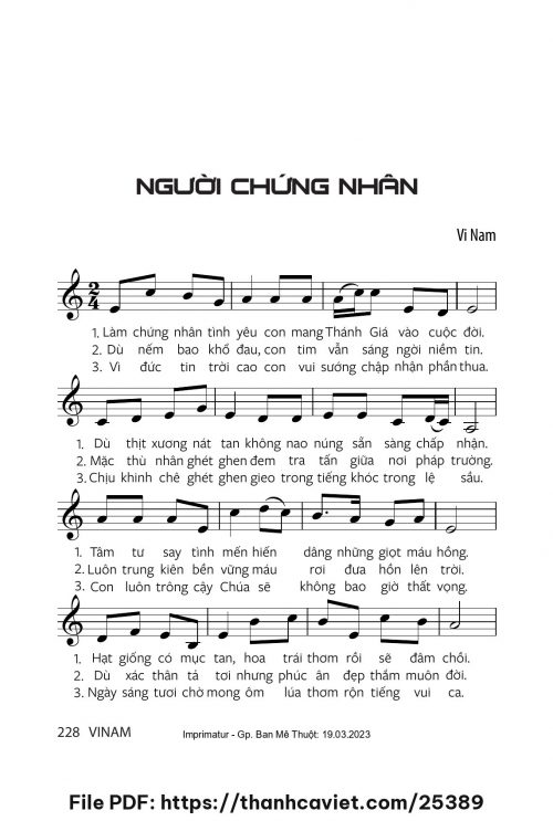 Người chứng nhân - Vinam - trang 1