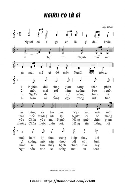 Ngươi có là gì - Việt Khôi - trang 1