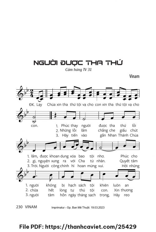 Người được tha thứ - Vinam - trang 1