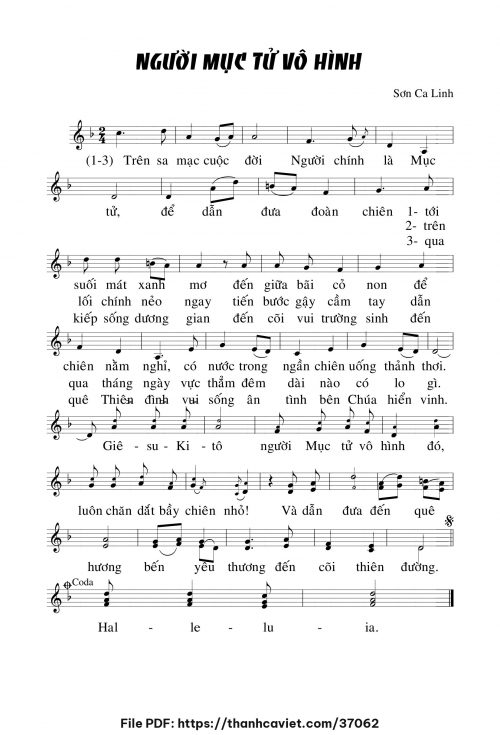 Người mục tử vô hình - Lm. Sơn Ca Linh - trang 1