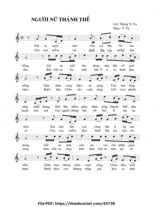 Người nữ thánh thể - Ý Vũ - trang 1