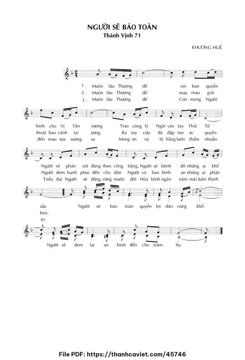 Người sẽ bảo toàn - Khương Huệ - trang 1