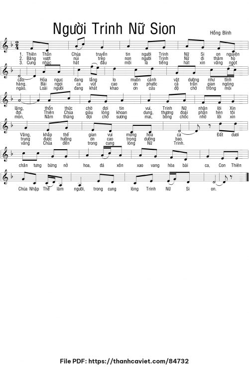 Người Trinh Nữ Sion - Hồng Bính - trang 1