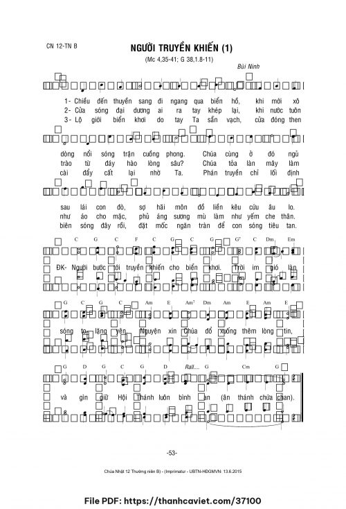 Người truyền khiến 1 - Lm. Bùi Ninh - trang 1
