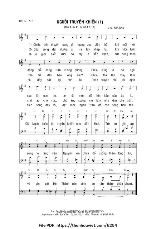 Người truyền khiến 1 - Lm. Bùi Ninh - trang 1