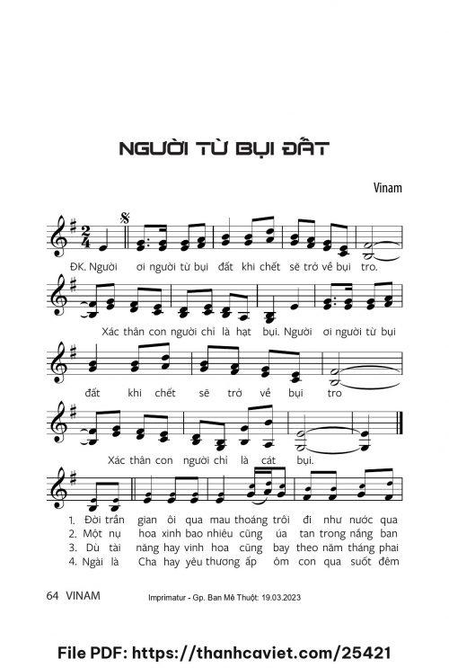 Người từ bụi đất - Vinam - trang 1