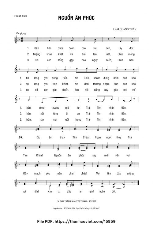 Nguồn ân phúc - Lâm Quang Tuấn - trang 1
