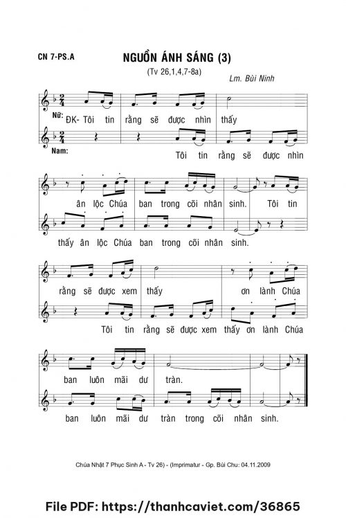 Nguồn ánh sáng 3 - Lm. Bùi Ninh - trang 1