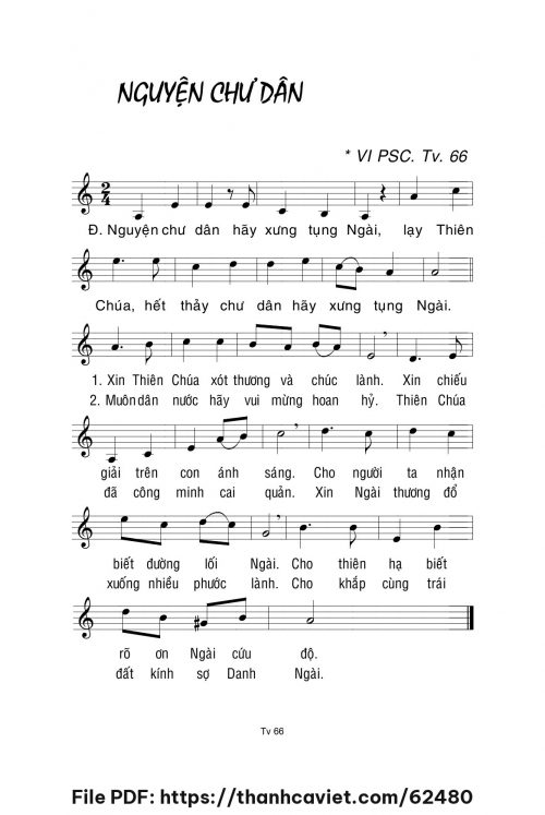 Nguyện chư dân - Lm. La Thập Tự - trang 1