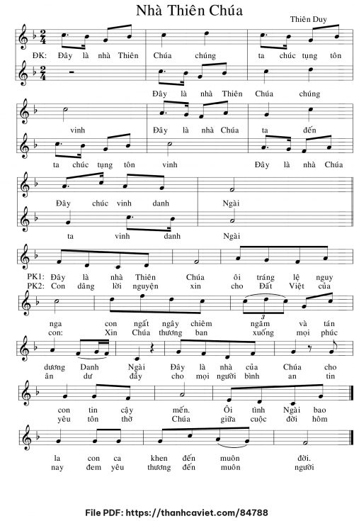 Nhà Thiên Chúa - Thiên Duy - trang 1