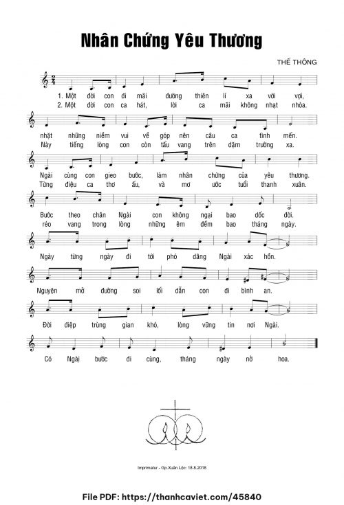 Nhân chứng yêu thương - Thế Thông - trang 1
