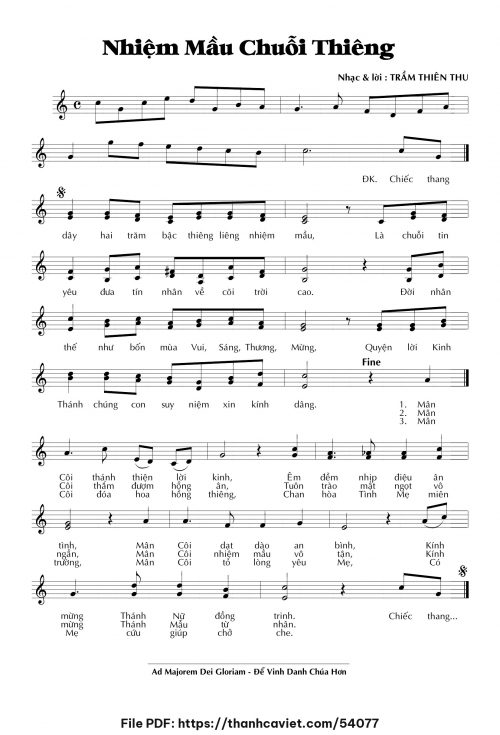 Nhiệm mầu chuỗi thiêng - Trầm Thiên Thu - trang 1